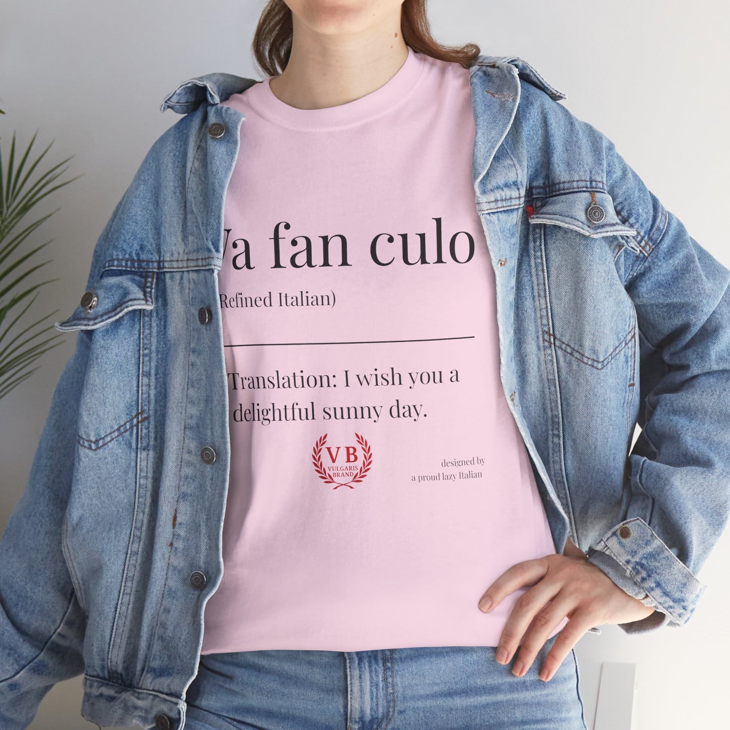 T-shirt Vulgaris Brand – Va fan culo | Unisexe coton premium, design provocateur italien