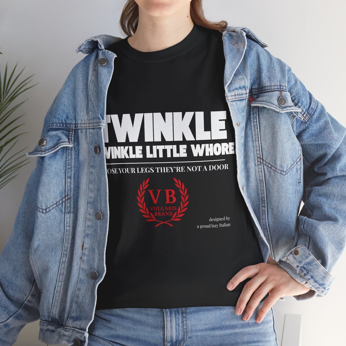 T-shirt Vulgaris Brand – Twinkle Twinkle Little Whore - Humour Noir