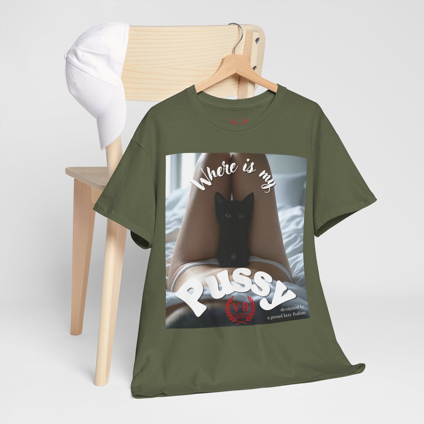 Vulgaris Brand – Where Is My Pussy Tee (Édition Provocatrice)