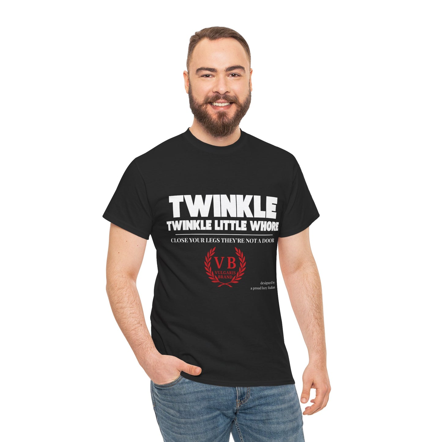 T-shirt Vulgaris Brand – Twinkle Twinkle Little Whore - Humour Noir