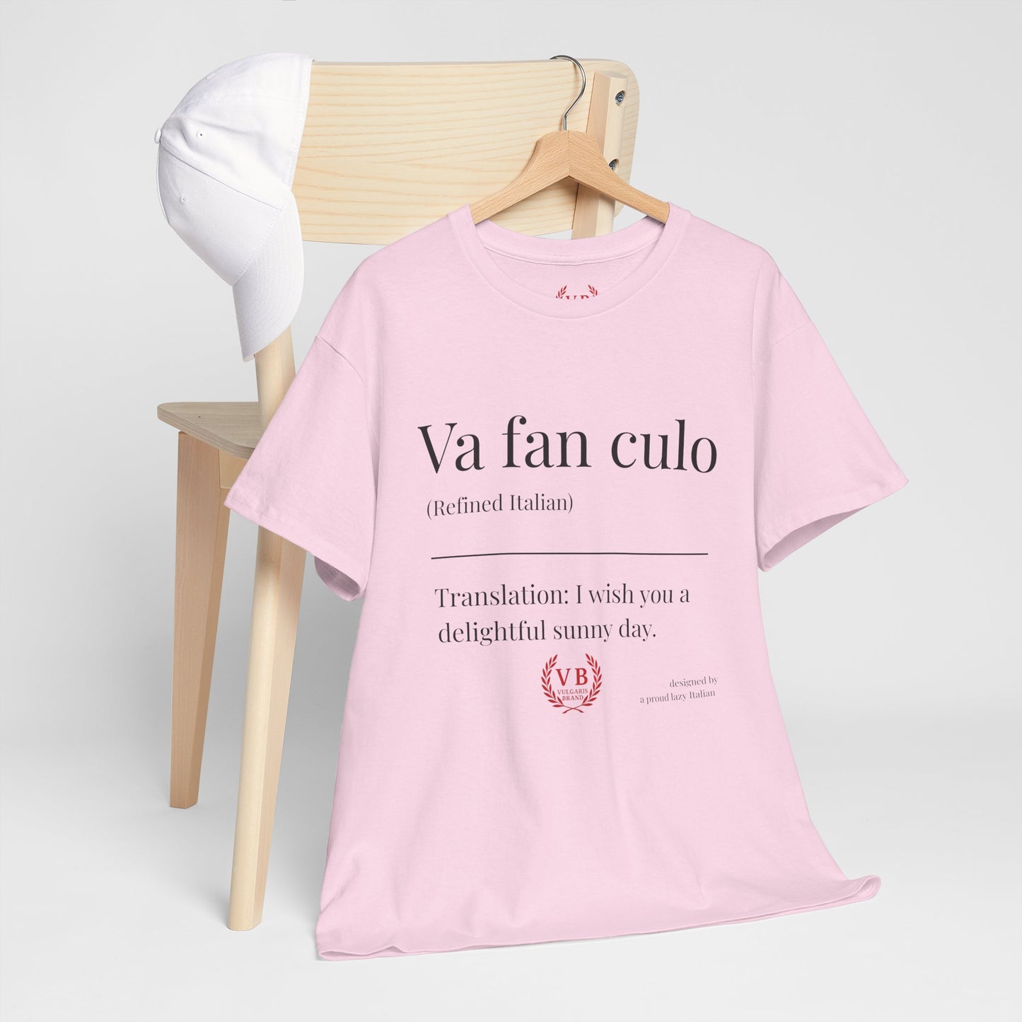 T-shirt Vulgaris Brand – Va fan culo | Unisexe coton premium, design provocateur italien