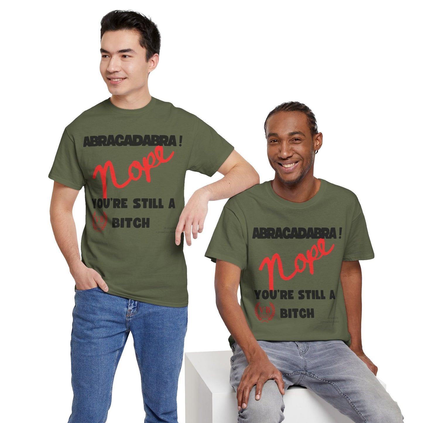 Vulgaris Brand – Abracadabra Nope Tee (Humour Noir)