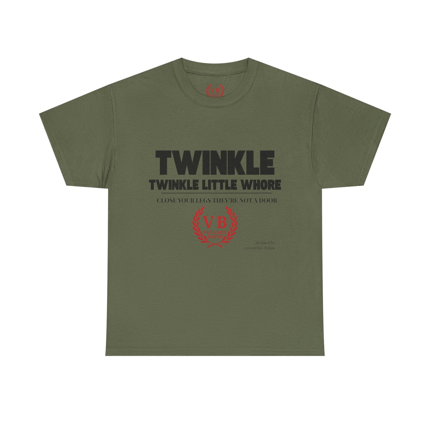 T-shirt Vulgaris Brand – Twinkle Twinkle Little Whore - Humour Noir